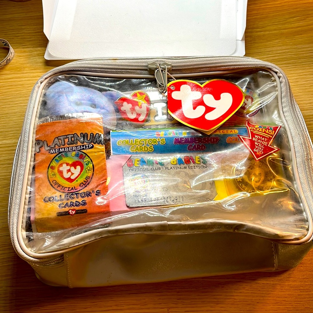 1999 Ty Beanie Baby Playinum Membership II Box